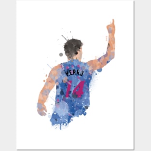 Tyler Herro Paint Splatter Art Posters and Art